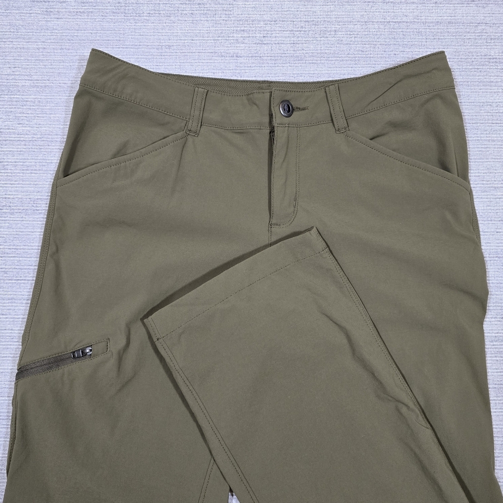 Patagonia Womens Quandary Pants Sz 4 Green Roll Tab Hiking Outdoors Gorpcore
